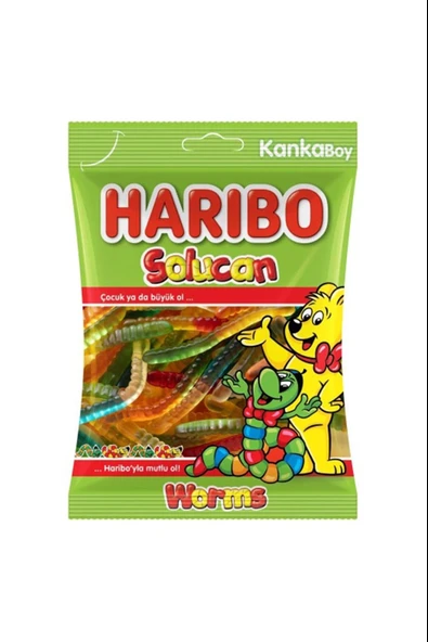 Harıbo Jelly Solucan  Bag 80 Gr