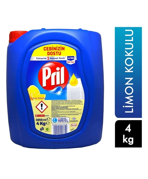 Pril Bulaşık Det. 4Lt Limon