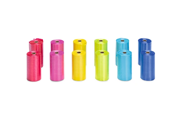 Beeztees Köpek Dışkı Toplama Poşeti, Çeşitli Renklerde, 12x20Adet - Resim 5