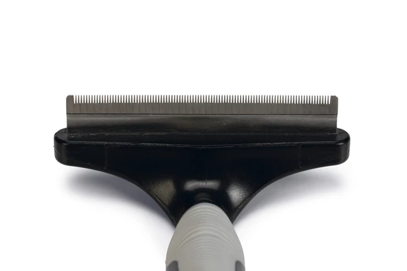 Beeztees Kısa ve Uzun Tüylü Köpek Alt Kürk Tarağı, Siyah Gri, L, 16cm, 16x11x5cm - Resim 2