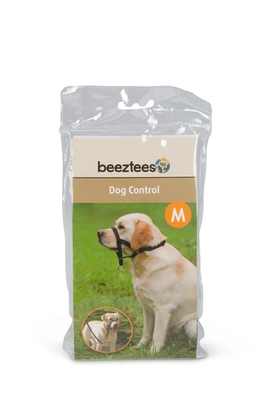 Beeztees Köpek Eğitim Tasması, Baş Kontrollu, Siyah, M - Resim 2
