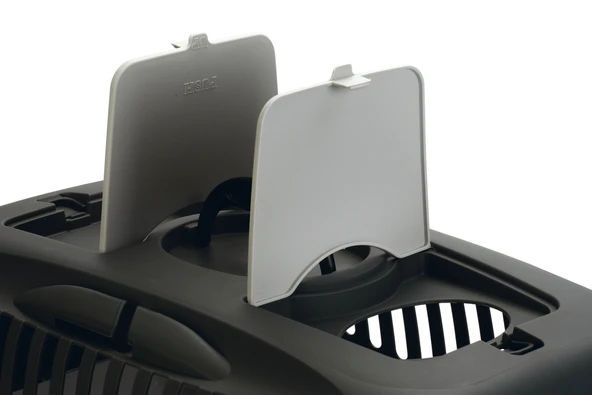 Beeztees Köpek veya Kedi Taşıma Kabı, 12Kg'ye kadar, Koyu Gri/Gri, 61x40x38cm - Resim 4