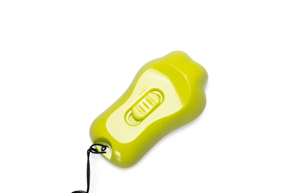 Beeztees Köpek Eğitim Klikırı, Karabina ve Bağlama Kordonlu, Yeşil, 6,5x4x2cm - Resim 4