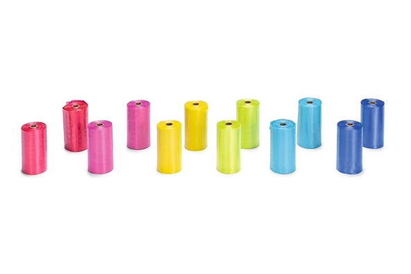 Beeztees Köpek Dışkı Toplama Poşeti, Çeşitli Renklerde, 12x20Adet - Resim 3