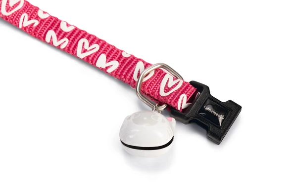 Beeztees Kedi Boyun Tasması, Zilli, Pembe, 20-30cm - Resim 3
