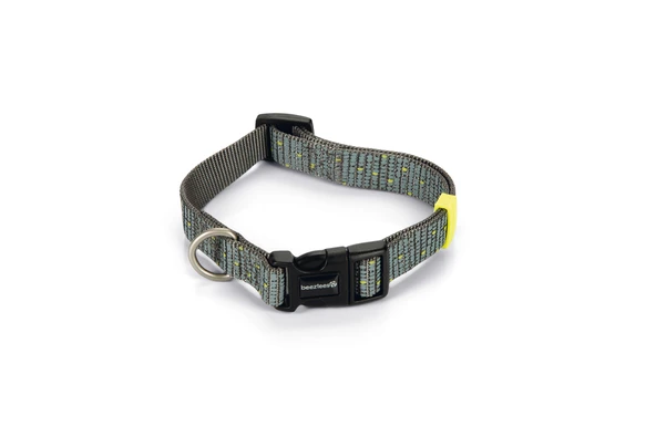 Beeztees Köpek Boyun Tasması, Koyu Gri, 35-50cm