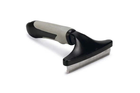 Beeztees Kısa ve Uzun Tüylü Köpek Alt Kürk Tarağı, Siyah Gri, L, 16cm, 16x11x5cm ürün görseli