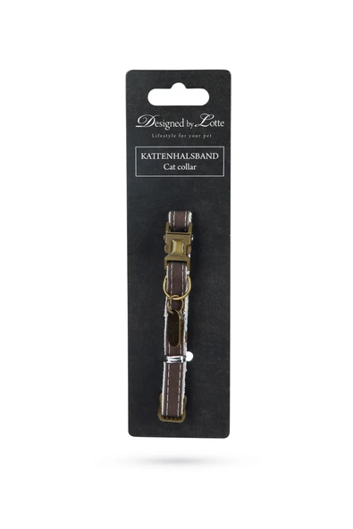 Beeztees DBL Kedi Boyun Tasması, Çift Katmanlı, Kahverengi, 20-30cm - Resim 2