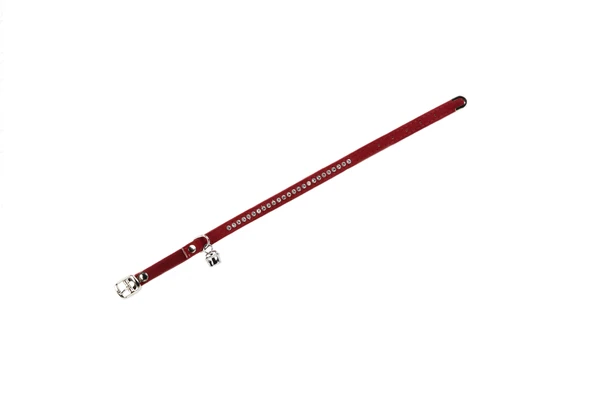 Beeztees Kedi Boyun Tasması, Swarovski Taşlı, Kırmızı, 24,5-30cm - 2
