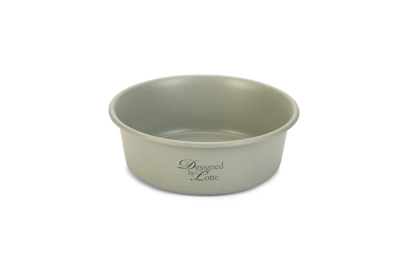 Beeztees DBL Köpek Mama Su Kabı, Mat Gri Paslanmaz Çelik, 16cm, 940ml