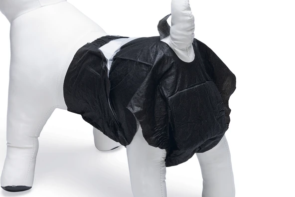 Beeztees Köpek Alt Bezi, Mükemmel Uyum, Kullan-At, Siyah, 12 Adet, M - Resim 2