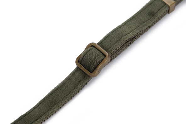 Beeztees DBL Kedi Boyun Tasması, Velur, Yeşil, 20-30cm - Resim 3