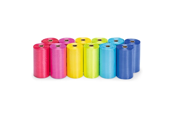 Beeztees Köpek Dışkı Toplama Poşeti, Çeşitli Renklerde, 12x20Adet - Resim 4