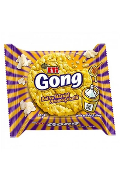 Eti Gong Bal Ve Hardal Ar Ml. Çeşnili 34 Gr