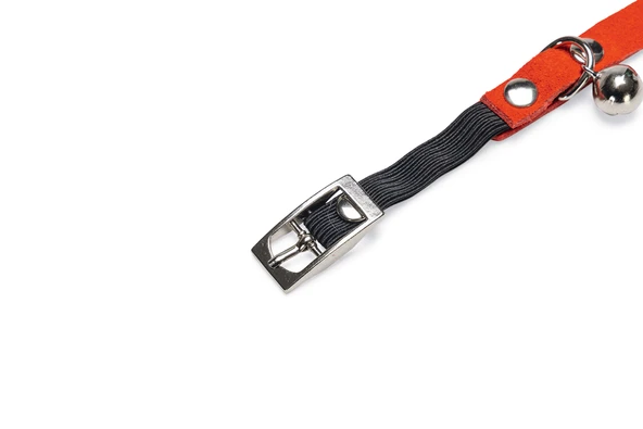Beeztees Kedi Boyun Tasması, Süet, Kırmızı, 24-29cm - Resim 4