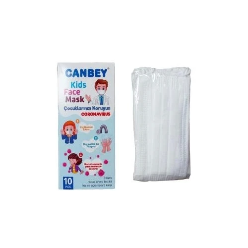 Canbey Çocuk Maskesi 10 Adt