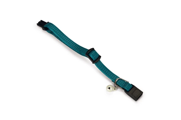 Beeztees Yavru Kedi Boyun Tasması, Zilli, Yeşil, 15-22cm - Resim 3