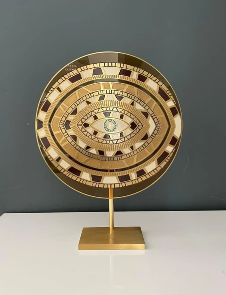 DECORIUM AYAKLI GÖZ PANO KREM 28 CM ürün görseli