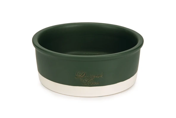 Beeztees DBL Köpek Mama Su Kabı, Seramik, Mat Yeşil, 20cm, 700ml