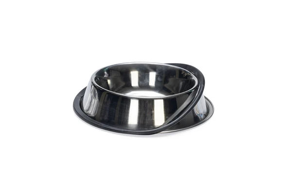 Beeztees Köpek Mama Su Kabı, Paslanmaz Çelik, Kaymaz, 18cm, 700ml - Resim 3