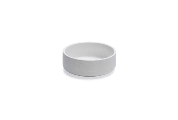 Beeztees DBL Köpek Mama Su Kabı, Seramik, Mat Beyaz, 13,5cm, 500ml
