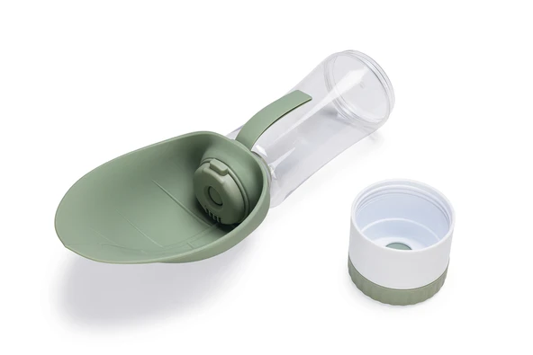 Beeztees Köpek Seyahat Su Şişesi, Ödül Kabı, Silikon, Çeşitli Renklerde, 25x9x9cm, 600ml - Resim 4