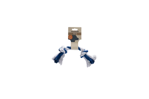 Beeztees Köpek Oyuncağı, Çift Düğümlü Diş İpi, Pamuk İplerden, 18x4x4cm, 125gr - Resim 2