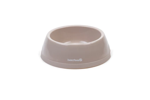 Beeztees Köpek Mama Su Kabı, Plastik, Bej, 600ml