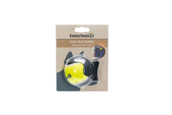 Beeztees Köpek Oyuncağı, Tenis Topu ve Tutma Aparatı, Mavi/Sarı, 6,3cm - Resim 7