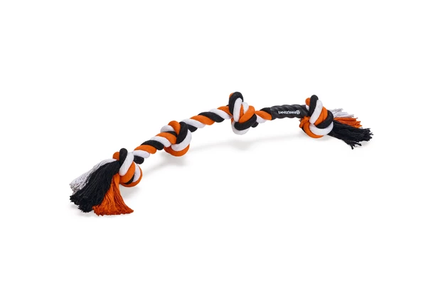 Beeztees Köpek Oyuncağı, Diş İpi, Dört Düğümlü, 40x5,5x4,55cm, 140gr ürün görseli 1