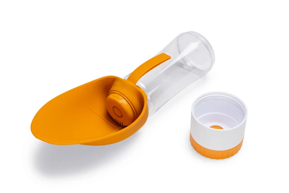 Beeztees Köpek Seyahat Su Şişesi, Ödül Kabı, Silikon, Çeşitli Renklerde, 25x9x9cm, 600ml - Resim 5