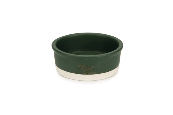 Beeztees DBL Köpek Mama Su Kabı, Seramik, Mat Yeşil, 13cm, 160ml