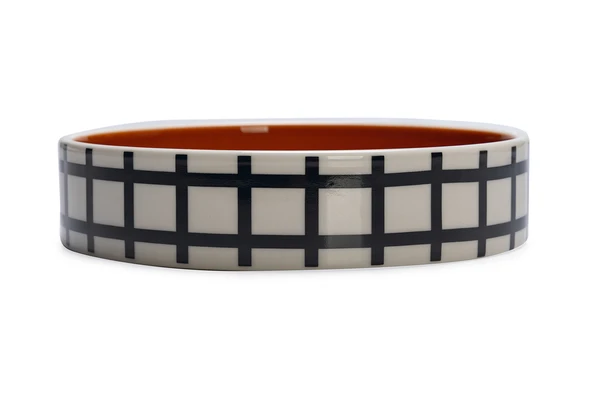 Beeztees Kedi Mama Su Kabı, Seramik, Turuncu / Beyaz, 16,5cm, 300ml - Resim 2