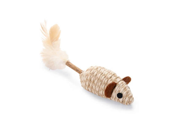 Beeztees Kedi Oyuncağı, Kediotlu Fare ve Tüylü Matatabi Çubuğu, 12cm ürün görseli