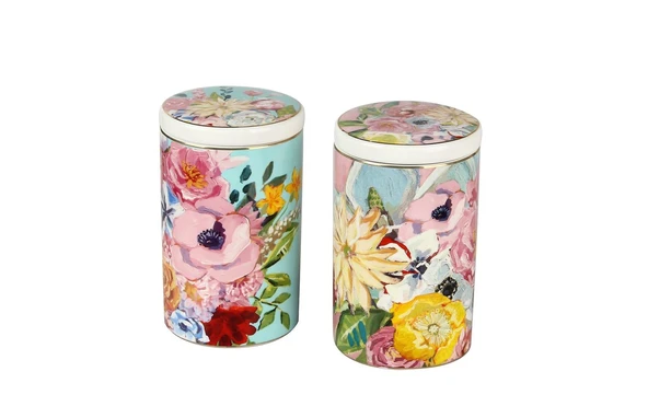 Lucky Art Peony Bone 2li Kavanoz Seti 750ML LYBA 043