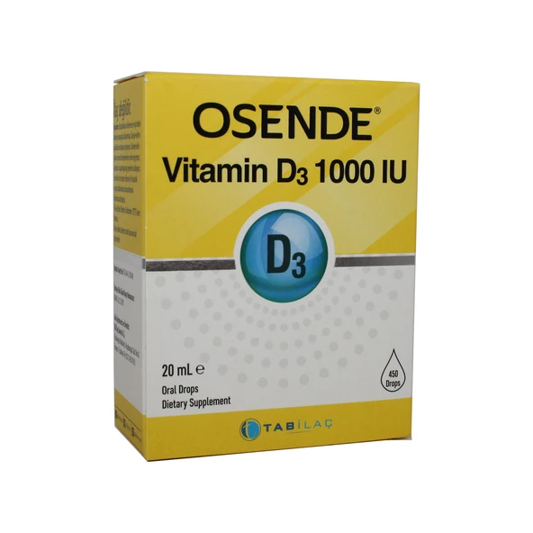 Osende Vıtamın D3 Damla 20 Ml