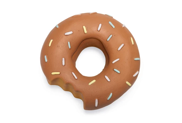 Beeztees Köpek Oyuncağı, Sesli, Donut, Lateks, Çeşitli Renklerde, 7x7x3cm - Resim 8