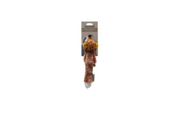 Beeztees Köpek Oyuncağı, Sesli, Tilki, Peluş, Kahverengi, 30x13x2,5cm - Resim 2