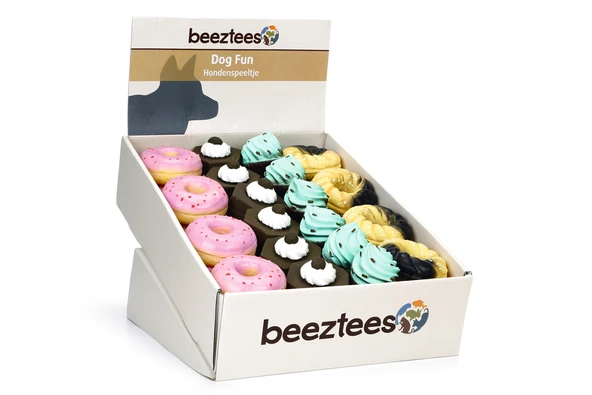 Beeztees Köpek Oyuncağı, Sesli, Pastane Ürünleri, Lateks, Çeşitli Renklerde, 4-7,5cm - Resim 2