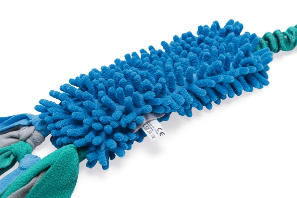 Beeztees Köpek Oyuncağı, Tut Getir, Peluş, Mavi-Yeşil, 70x10x3cm - Resim 2