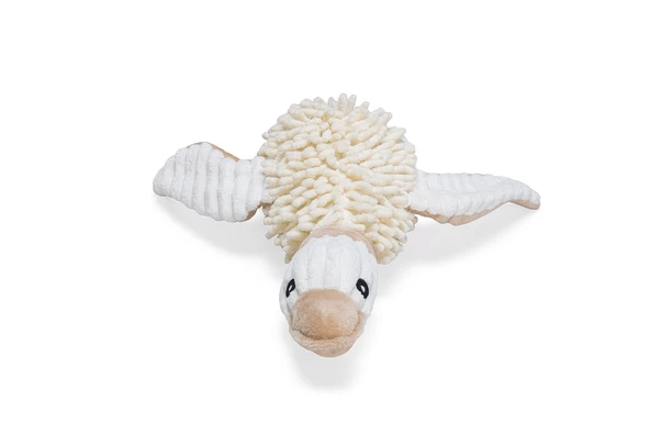 Beeztees Köpek Oyuncağı, Ördek, Peluş, Beyaz, 33x33x9cm - Resim 3