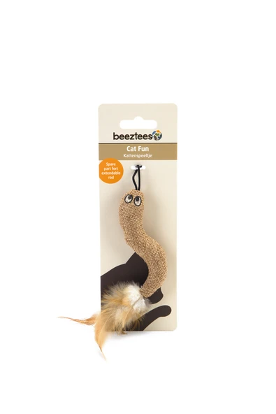 Beeztees Kedi Oltası Oyuncağı, Sisal ve Tüylü, 430300 ile kullanılabilir, 18cm - Resim 2