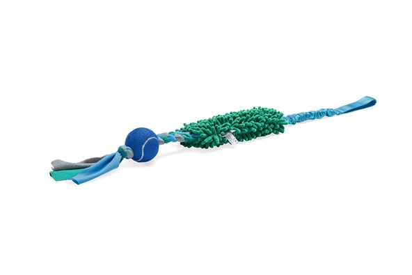 Beeztees Köpek Oyuncağı, Tut Getir Tenis Toplu, Peluş, Mavi-Yeşil, 90x10x6cm - Resim 6