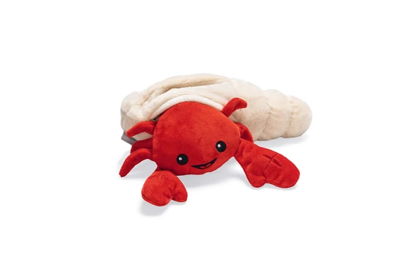 Beeztees Köpek Ödül Saklama Oyuncağı, Sesli, Istakoz, Peluş, Kırmızı, 31x20x7cm - Resim 2