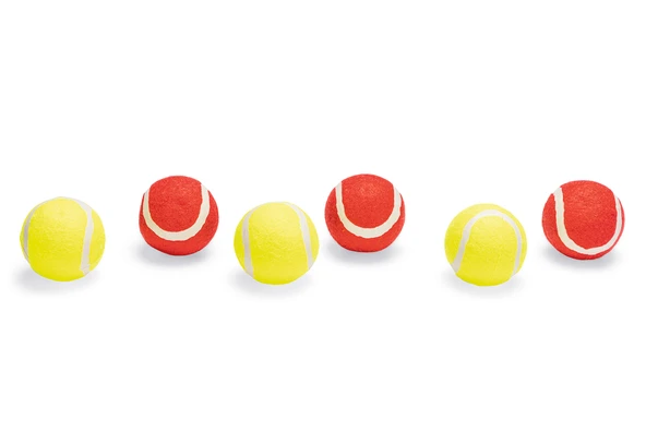 Beeztees Köpek Oyuncağı, Tenis Topları, Kırmızı/Sarı, 6 Adet, 6,5cm ürün görseli