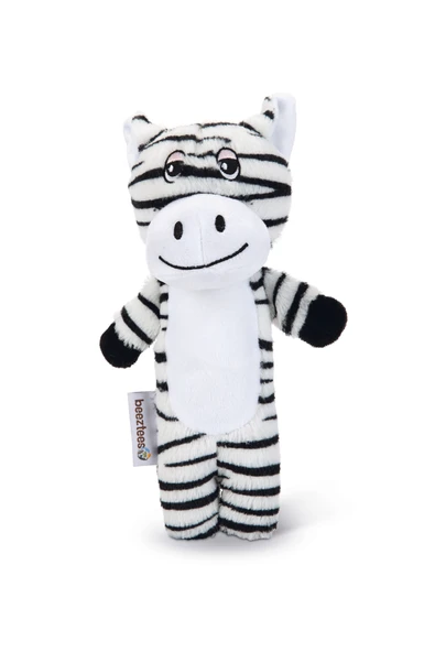 Beeztees Köpek Oyuncağı, Sesli, Kaplan, Peluş, Beyaz/Siyah, 23x10x4cm ürün görseli