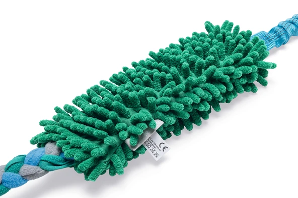 Beeztees Köpek Oyuncağı, Tut Getir Tenis Toplu, Peluş, Mavi-Yeşil, 90x10x6cm - Resim 7