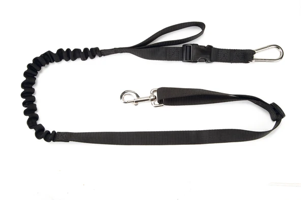 Beeztees Köpek Yürüyüş ve Koşu Şok Emicili Gezdirme Kayışı ve Bel Kemeri, Siyah, 100-130cm, 25mm - Resim 2