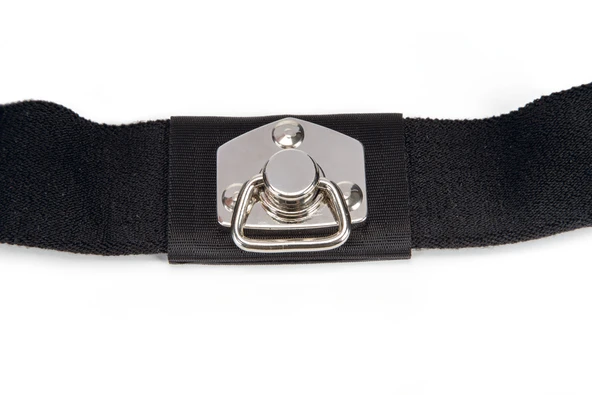 Beeztees Köpek Yürüyüş ve Koşu Şok Emicili Gezdirme Kayışı ve Bel Kemeri, Siyah, 100-130cm, 25mm - Resim 6