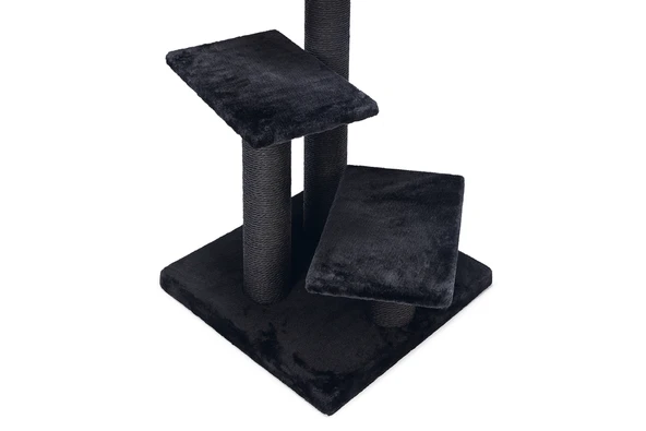 Beeztees Kedi Tırmalama, Siyah, 50x50x92cm - Resim 3